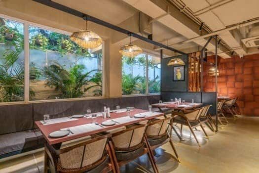 Serene fine-dining room at Kavyam The Telugu Table, Jubilee Hills
